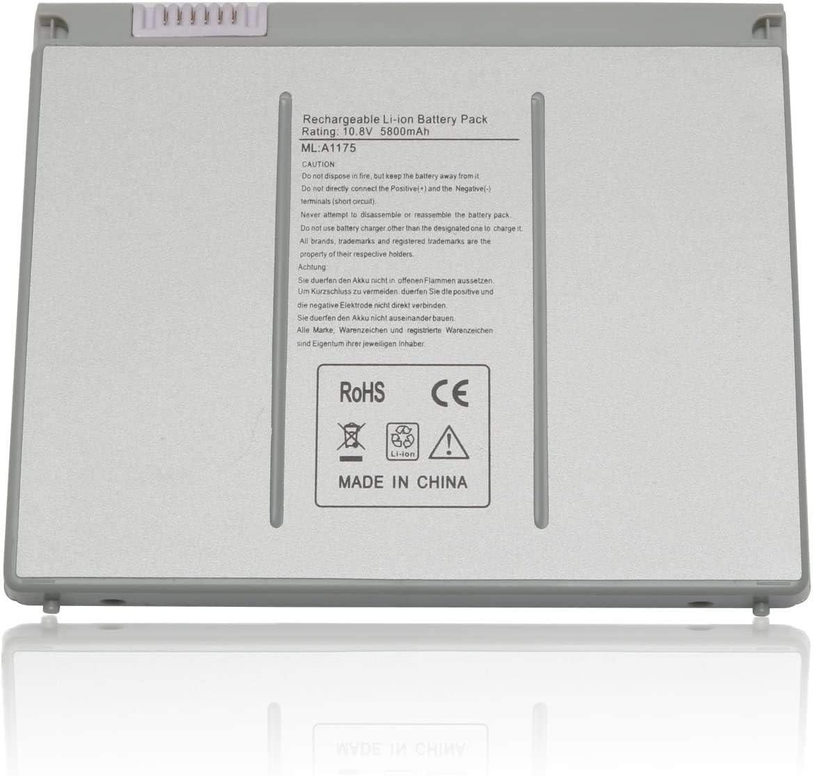eBuyUAE A1175 MacBook Laptop Battery Compatible with 2008 A1260 A1211 A1226 A1150 MB133XA MB133LLA MA348 MA348GA MA348JA MA348LLA MB134XA - eBuy UAE