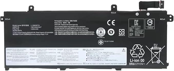 eBuyUAE L18M3P74 L18M3P73 L18L3P73 LENOVO LAPTOP BATTERY Comfortiable for 51Wh T490 T495 P43S T14 P14s Gen 1st 2nd Series L18M4P73 L18M4P74 L18C3P71 L18C3P71 L18C3P73 2 SB10 K97647 02DL009 02DL007 02DL008 - eBuy UAE