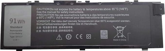 eBuyUAE 91Wh MFKVP DELL LAPTOP BATTERY COMFORTIABLE FOR 15 7510 7520 M7510 17 7710 7720 M7710 Series T05W1 GR5D3 0FNY7 1G9VM M28DH 451-BBSF 451-BBSE - eBuy UAE