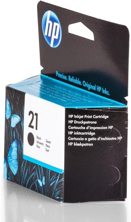 HP Ink Black, 9ml No. 21, C9351AE UUS (No. 21 Standard capacity)