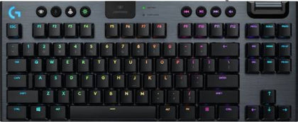 Logitech G915 TKL Tenkeyless Lightspeed Wireless RGB Mechanical Gaming Keyboard, RGB keyboard zonder numpad, Clicky | 920-009537