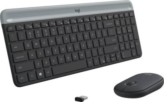 Logitech MK470 Slim Wireless Keyboard & Mouse Combo - eBuy UAE