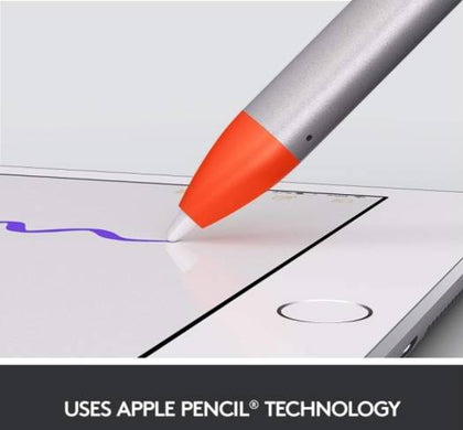 Logitech CRAYON Digital Pencil compatible with Apple iPad - Grey | 914-000034