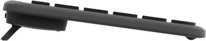 Logitech K950 Signature Slim Full Sized Wireless Keyboard, Easy-Switch Keys, Tilt Legs, Bluetooth Low Energy + Logi Bolt Connectivity, ENG-ARB Layout, 10m Wireless Range, Black - eBuy UAE