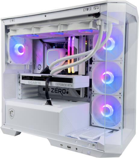 Blizzard Gaming PC - Intel Core Ultra 7 265K 20 Cores 20 Threads, NVIDIA RTX 5070 Ti 16GB, 32GB DDR5 RAM 6000MHz, 1TB SSD Gen 4, 850W Gold PSU, 360mm Liquid Cooler, Wi-Fi + BT - eBuy UAE