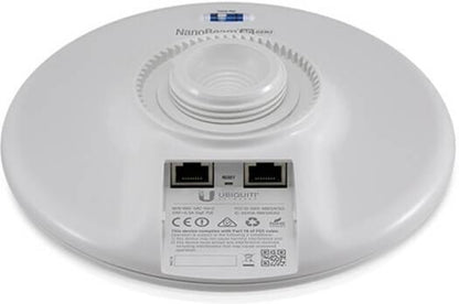 Ubiquiti Networks NBE-5AC-GEN2 NanoBeam ac Gen2 airMAX ac CPE with Dedicated Management, 450+ Mb/s Throughput, 2 x 10/100/1000 ETH Ports, Wi-Fi Radio for Mgt, White | NBE-5AC-GEN2 - eBuy UAE