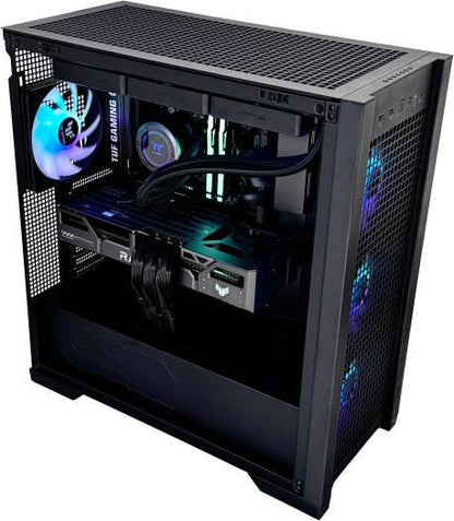 Thunderstrike Pro Gaming PC - AMD Ryzen 7 9800X3D 8 Cores 16 Threads, AMD Radeon RX 9070 XT OC 16GB, 32GB DDR5 RAM 6400MHz, 1TB SSD Gen 4, 750W Gold PSU, 360mm Liquid Cooler, Wi-Fi + BT - eBuy UAE