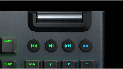 Logitech G815 Lightsync RGB Low-Profile Mechanical Gaming Keyboard, Low Profile GL Clicky Switches, LIGHTSYNC RGB Per Key Lighting, 5 Dedicated G-Keys, USB Inteface, Black | 920-009095 - eBuy UAE