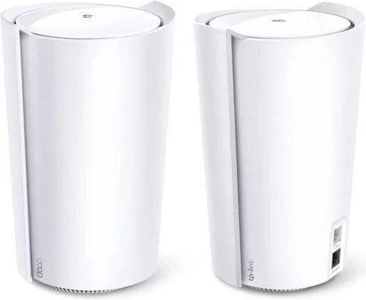TP-Link DECO X90 AX6600 Deco Tri-Band WiFi 6 Mesh Wi-Fi System, Up to 6579 Mb/s Speed, Covers Up to 6000 Sq.Ft, Replaces Routers and Extenders, AI-Driven & Smart Antennas, 2-Pack - White | DECO X90 - eBuy UAE