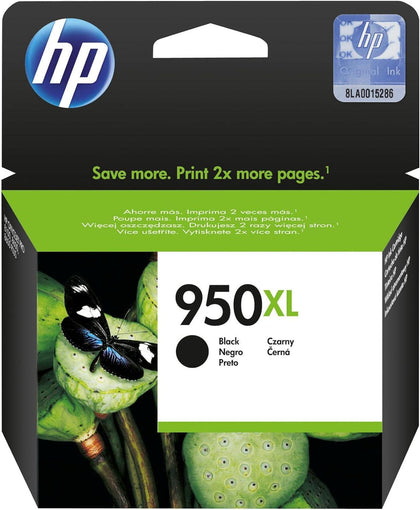 Hp 950XL High Yield Black Original Ink Cartridge [Cn045Ae] | Works With Officejet Pro 251, 276, 8100, 8600, 8610, 8620, 8640 Printers - eBuy UAE
