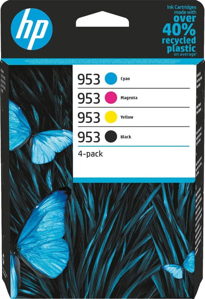 HP 953 4pack BlackCyanMagentaYellow Original Ink Cartridges - eBuy UAE