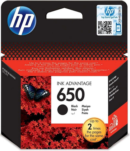 Hp Cz101ae 650 Black Ink Advantage Cartridge - eBuy UAE