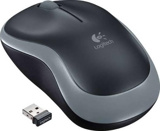 Logitech M185 Wireless Mouse, No software or setup hassles-start, Advanced 2.4 GHz wireless connectivity, 1 AA batteries - Swift Gray | - eBuy UAE