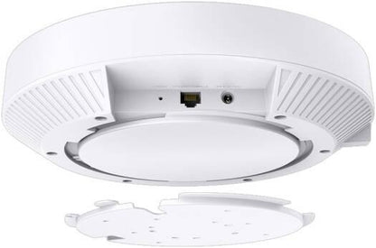 TP-Link AXE11000 Ceiling Mount Quad-Band WiFi 6E Access Point, 160 MHz Bandwidth Channel, PoE++ Support, Smart Antennas, 1x 10Gbps Ethernet Port, White | EAP690E HD - eBuy UAE