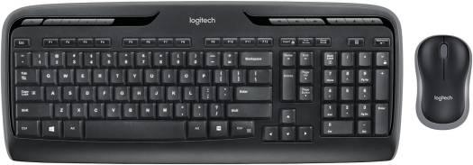 Logitech MK330 Wireless Keyboard and Mouse Combo, AZERTY French Layout - Black - eBuy UAE