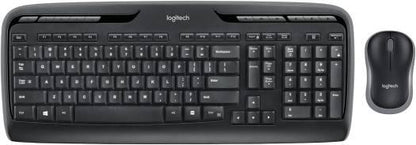 Logitech MK330 Wireless Keyboard and Mouse Combo, AZERTY French Layout - Black - eBuy UAE