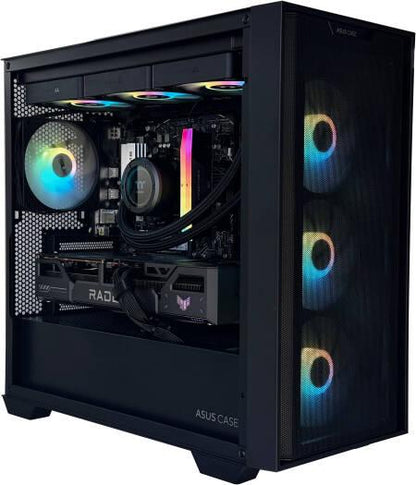 Stealth Phantom Gaming PC - AMD Ryzen 7 7800X3D 8 Cores 16 Threads, AMD Radeon RX 9070 OC 16GB, 32GB DDR5 RAM 6400MHz, 1TB SSD Gen 4, 1050W PSU, 360mm Liquid Cooler - eBuy UAE