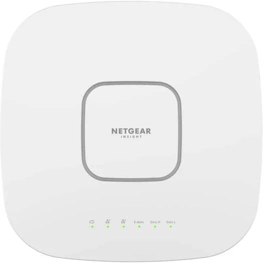 Netgear AX6000 Tri-Band PoE Multi-Gig WiFi 6 Access Point, WPA3 & 8 Separate Wireless Networks, Up to 6 GB/s Throughput, 2.4 GHz / 2 x 5 GHz (Tri-Band), 2.5G & 1G Ports, White | WAX630 - eBuy UAE