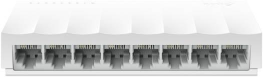 TP-Link Lite Wave 8P 10/100 Mbps Switch, 16 Gb/s Capacity, 11.9 Mbps Forwarding, Energy Efficient, Plug-and-Play, Quiet, White | LS1008 - eBuy UAE