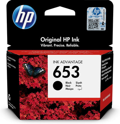 HP 653 Black Original Ink Advantage Cartridge - eBuy UAE