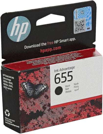 HP 655 Black Original Ink Cartridge - eBuy UAE