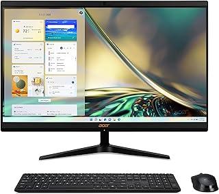 Acer C24 AIO PC 12th Gen Intel Core i3-1215U Upto 4.40GHz/4GB DDR4 RAM/256GB SSD/Intel UHD Graphics/23.8"FHD Monitor/Win 11+Wireless Keyboard & Mouse - eBuy UAE