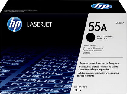 HP 55A Black Original LaserJet Toner Cartridge - CE255A - eBuy UAE