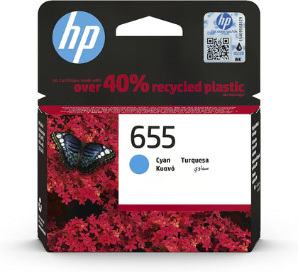 HP 655 Cyan Original Ink Cartridge - eBuy UAE