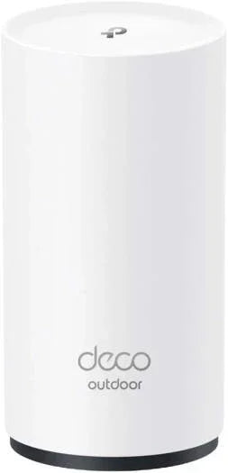 Deco Outdoor X3000 Whole Home Mesh WiFi 6 Unit, 2 Gigabit PoE Ports, 802.3at PoE+, Weatherproof, Works with All Deco Mesh Wi-Fi, White | Deco X50-Outdoor - eBuy UAE