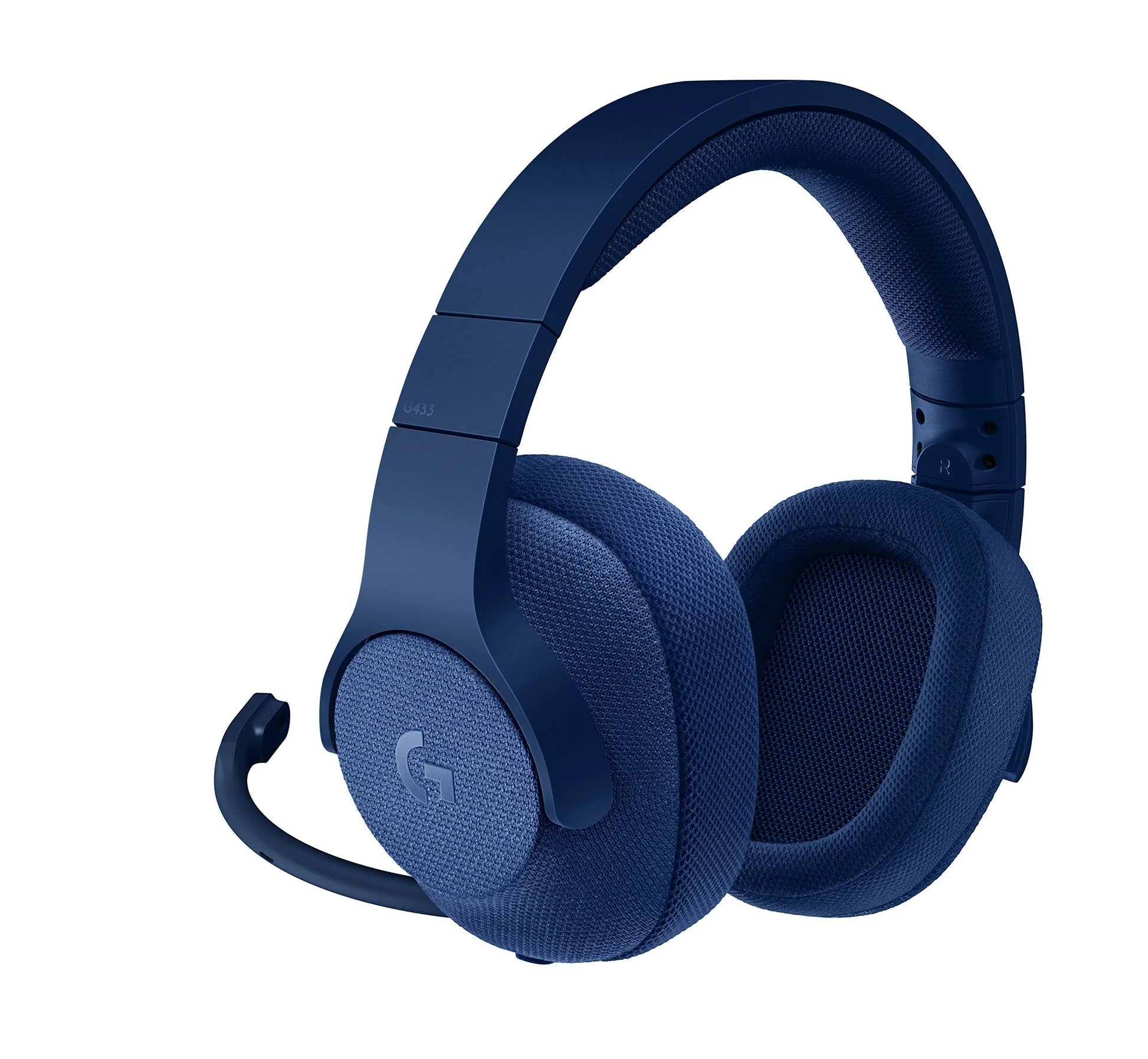 Logitech G433 7.1 Wired Surround Gaming Headphones, PRO-G 40mm Drivers, Cardioid 4mm Microphone, 7.1 Surround Sound with ,Blue | 981-000687 - eBuy UAE