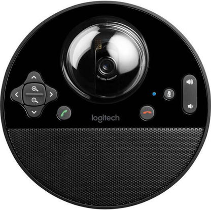 Logitech BCC950 Conference Cam, 1080p HD Up to 30fps Camera, UVC H.264, Auto-focus, Camera Height Extender, Omni-directional Mic, Built-in Full Duplex Speakerphone, Black | 960-000867|960-001005 - eBuy UAE