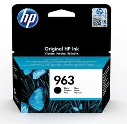 Hp 963 Black Original Ink Cartridge [3Ja26Ae] | Works With Officejet Pro 9010, 9013, 9020, 9023 Printers - eBuy UAE