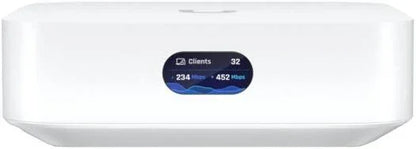 Ubiquiti UniFi Express AP, WiFi 6 (2x2 MIMO), 0.96" LCM Display, 1x GbE RJ45 WAN & LAN Port, Up to 2.4 Gbps, 5.15 dBi Antenna Gain, White | UX - eBuy UAE