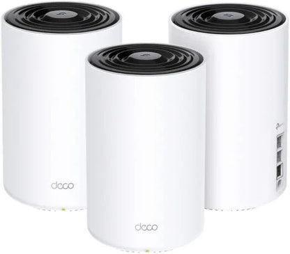 TP-Link Deco X80 AX6000 Whole Home WiFi 6 Mesh Gateway, Built-in 5G+ Modem, 2.5G Internet Port, 4G VoLTE / 5G Fixed-Line,Connect Up to 200 Devices, HomeShield Security, Pack of 3, White | Deco X80-5G - eBuy UAE