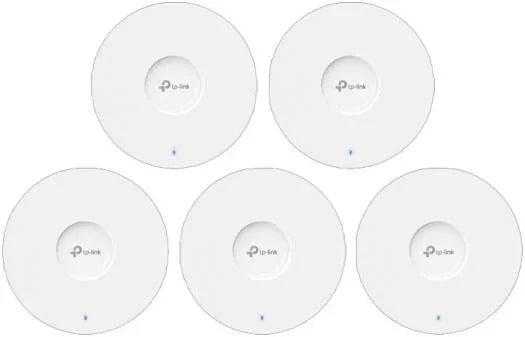 TP-Link AX1800 Ceiling Mount WiFi 6 Access Point, 1x Gigabit Ethernet (RJ-45) Port, Internal Omni Antenna, 5 GHz Up to 1201 Mbps & 2.4 GHz Up to 574 Mbps, Triple Pack, White | EAP613-3Pack - eBuy UAE