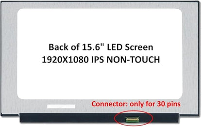 15.6" IPS FHD 1080P Matte Laptop LED LCD Replacement Screen/Panel Compatible with B156HAN02.1 B156HAN02.1 HW0A B156HAN02.1 HW1A (Non-Touch)