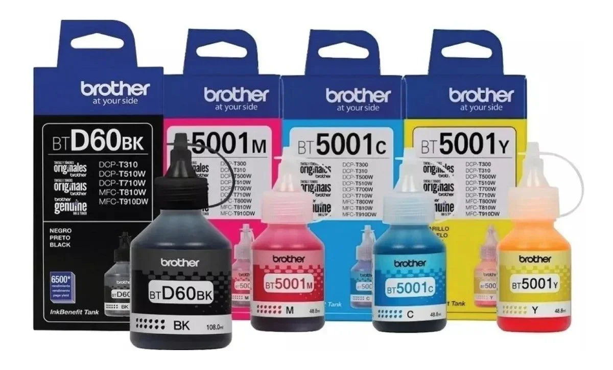 Brother BTD60 and BT5000 Ink Bottles for DCP- T-310 T-510W T710W T910W Ink Tank Printers - eBuy UAE