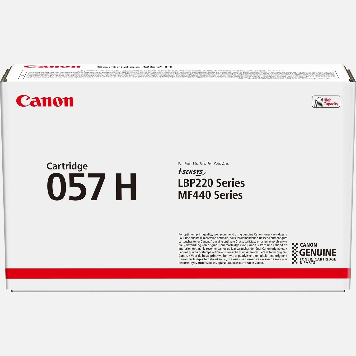 Canon i-SENSYS 057H High Capacity Toner Cartridge, Black for LBP LBP223, LBP226 MF443 M445 - eBuy UAE