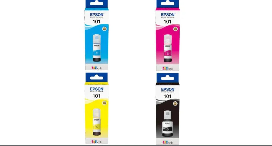 EPSON Ecotank Refill Ink 101 for Epson EcoTank L4150 L4160 L6160 L6170 L6190 - eBuy UAE