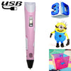 Hand-held 3D Printing Pen, USB Plug, USB Plug