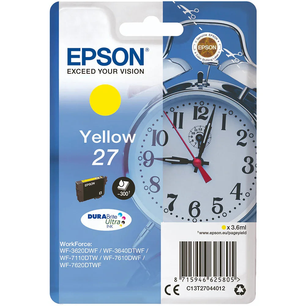 Epson 27 Ink Cartridge for Epson Workforce WF-7620 Multifunction Printer - eBuy UAE