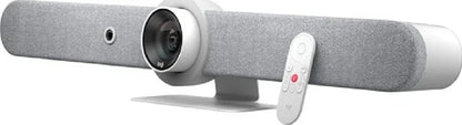 Logitech Rally Bar Mini All-in-One Webcam, Video Bar for Medium Rooms, Up to 4k Display Resolution,White | 960-001352 - eBuy UAE