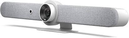 Logitech Rally Bar All In One Conference Webcam, Video Bar for Medium Rooms, 10/100/1G Ethernet, WiFi 802.11a, 128 bit AES Security, Pan/Tilt/Zoom Camera, White, UK-ME | 960-001324 - eBuy UAE