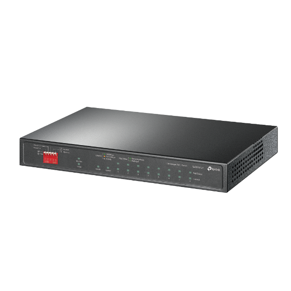 TPLINK 10-Port Gigabit Desktop Switch with 8-Port PoE+ | 9 10/100/1000Mbps RJ45 ports,63w 1 Gigabit SFP port | TL-SG1210P - eBuy UAE