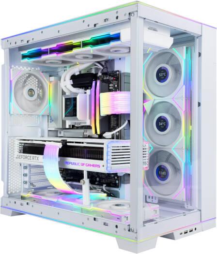 Crystal Gaming PC - Intel Core Ultra 9 285K 24 Cores 24 Threads, NVIDIA RTX 5080 16GB, 32GB DDR5 RAM 6000MHz, 1TB SSD Gen 5, 850W 80 PLUS PSU, 360mm Liquid CPU Cooler, Wi-Fi + BT - eBuy UAE