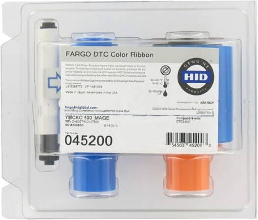 Fargo Genuine 45200 YMCKO Color Ribbon for Model DTC4500e Printer - eBuy UAE