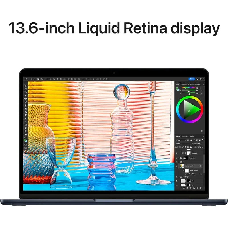 Apple 13.6-inch Macbook Air, M2 chip with 8-core CPU and 10-core GPU, 512 GB SSD, Space Grey English MLXX3 1 Year Warranty - eBuy UAE