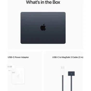 Apple 13.6-inch Macbook Air, M2 chip with 8-core CPU and 10-core GPU, 512 GB SSD, Space Grey English MLXX3 1 Year Warranty - eBuy UAE