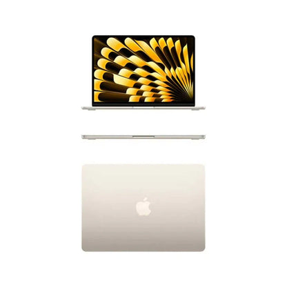 Apple MacBook Air 13 inch Liquid Retina Display, M3 Chip 8-Core CPU, 8-Core GPU, 8GB RAM, 256GB SSD, ENG Keyboard, Starlight MRXT3, 1 Year Apple Warranty - eBuy UAE