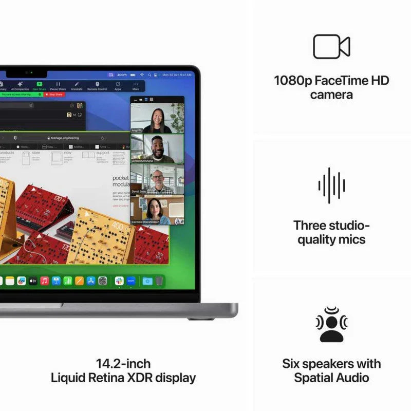 Apple MacBook Pro 2023 M3 14 inch 8CPU, 10GPU 512GB SSD, Space Grey MTL73 1 Year Warranty - eBuy UAE